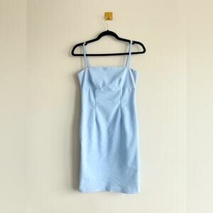 Vintage Y2K Powder Blue Bodycon Dress | Made in USA | Size 5 (Small)